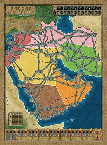 Rio Grande Games Power Grid Middle East South Africa Expansion Small, Game