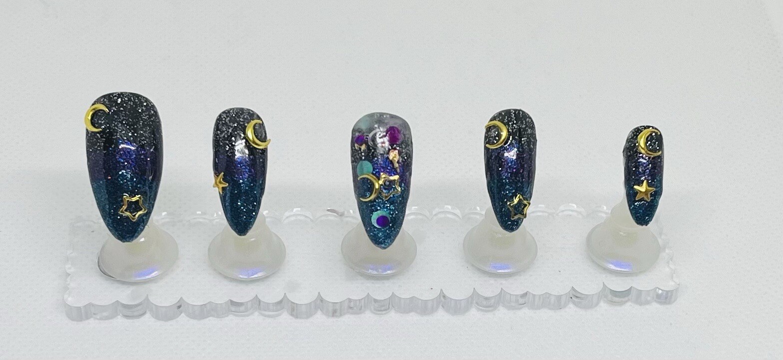 Starlight Symphony press on nails – 24 Pc