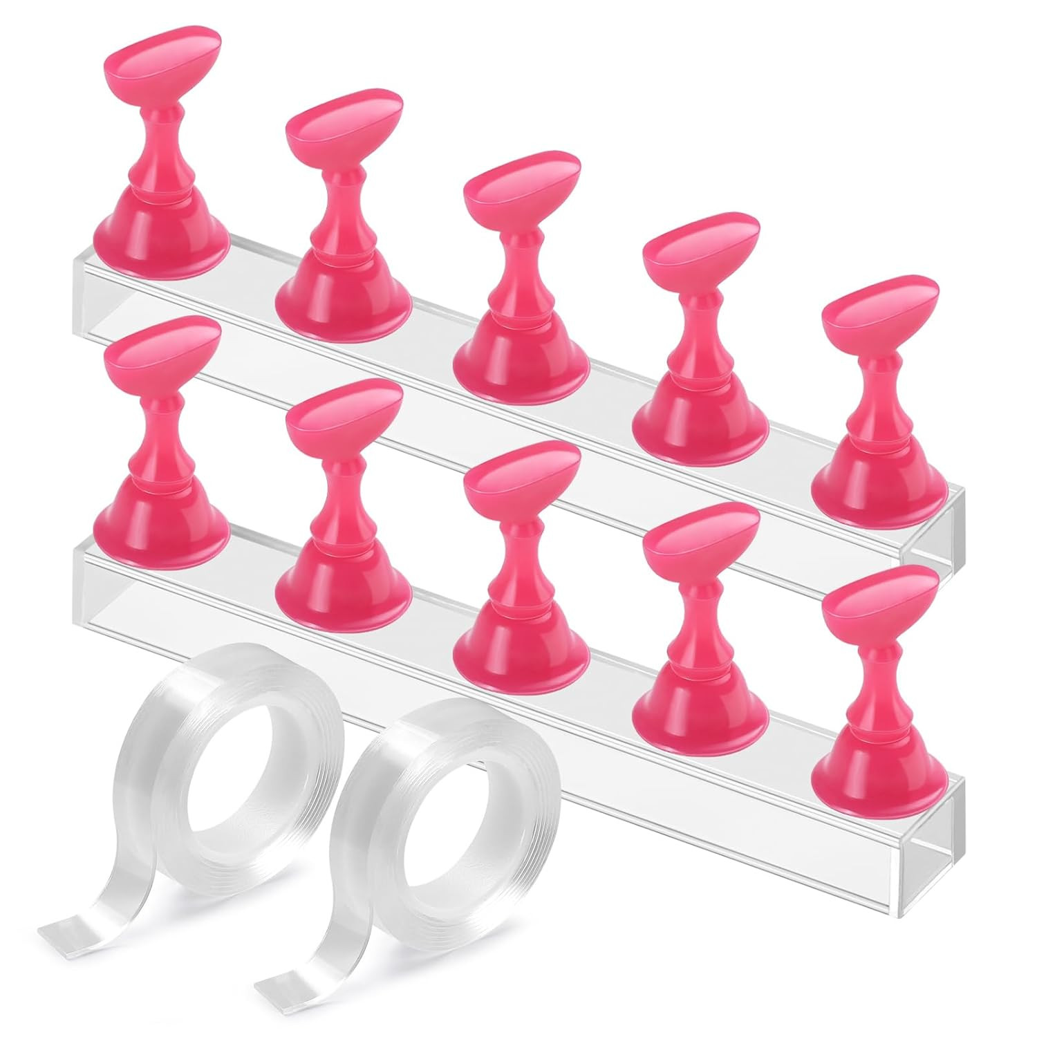 Nail Stand Acrylic Nail Art Display Stand Practice Nail Holder for Painting Nail