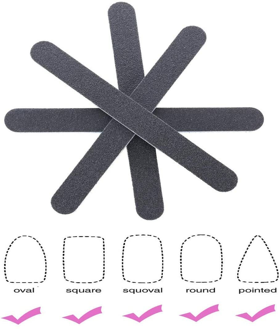 NEW!!! DHS Black Nail File (7? x 3/4?) – 100/100 (50 Nail Files)