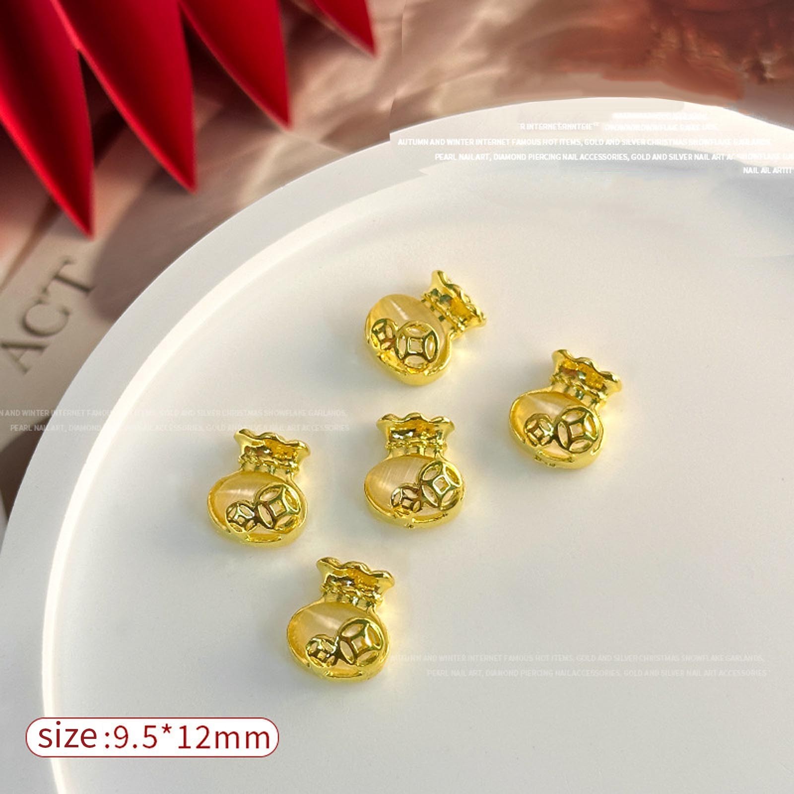 Women Girls Nails Decorations Nails Rhinestones 10 Pcs Trendy Nails Art Luxury