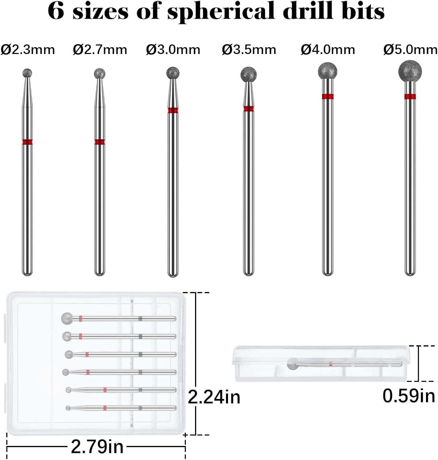 Nail Drill Bits Cuticle Nail Drill Bit Tapered Cuticle Drill Bits