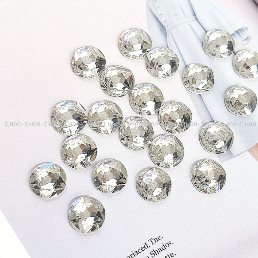 Swarovski 2100 XIRIUS Star Rose Flat Back Crystal Rhinestone No Hotfix Nail Art