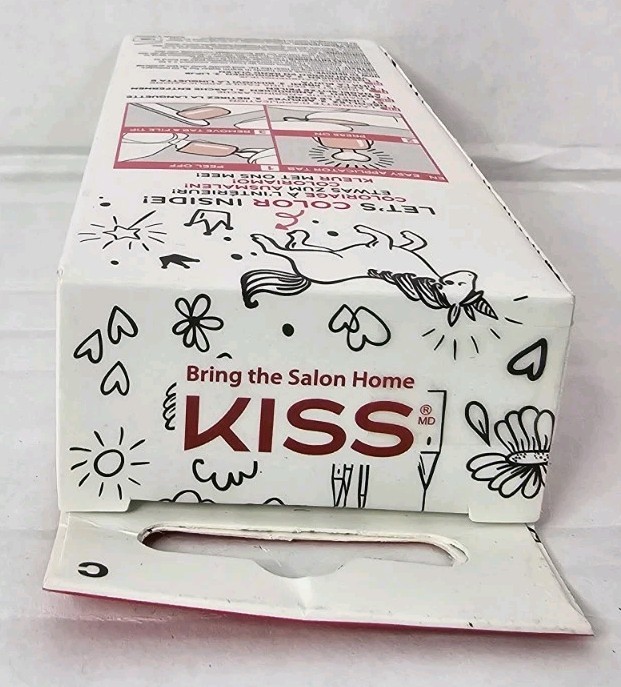 KISS imPRESS Mini Press-On Nails Flower Petals Short Squoval Kids