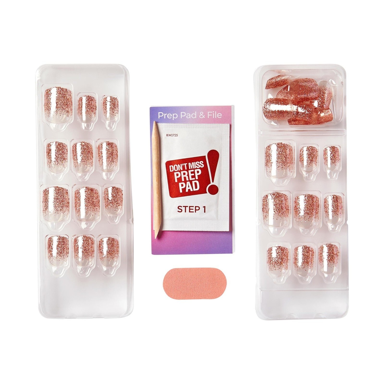 KISS imPRESS No Glue Mani Press-On Nails, Color FX, Dimension’, Light…