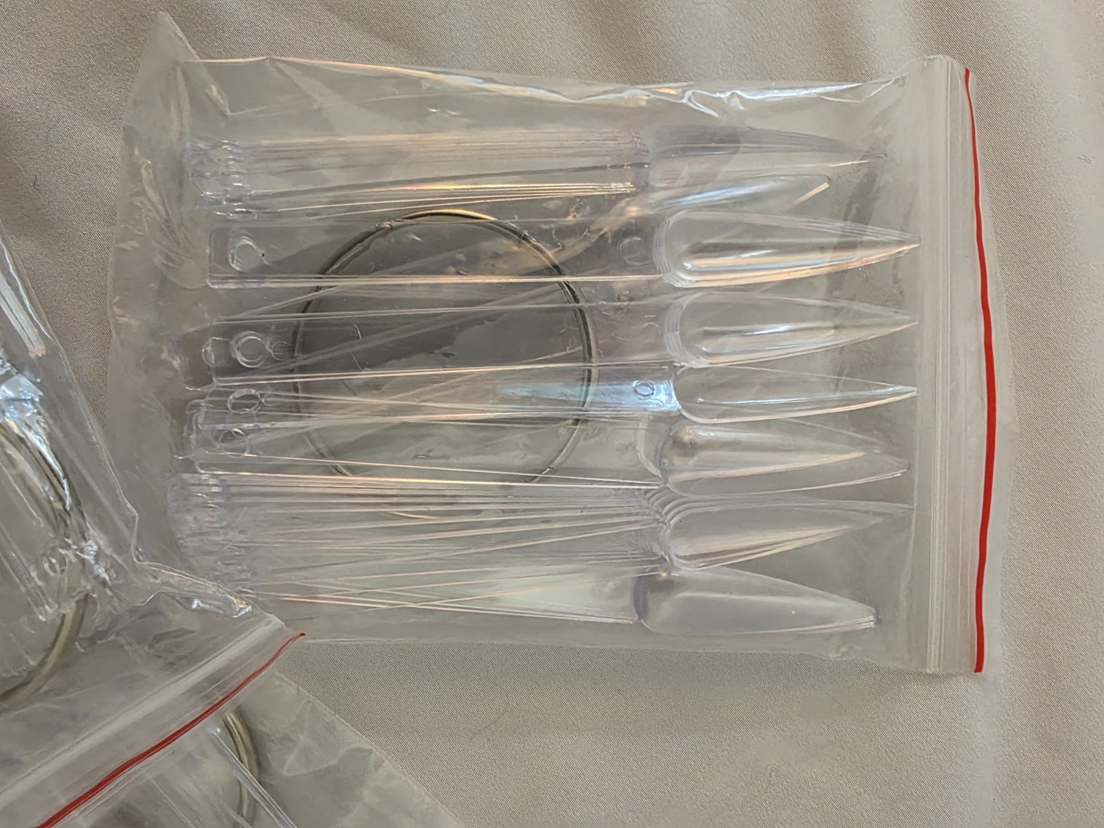 150 Stiletto Nail Sample Sticks with rings