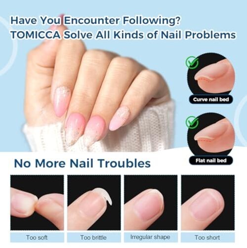 Short Almond Nail Tips, 510pcs 15 Sizes Pre-Shaped Soft 510pcs Short Almond