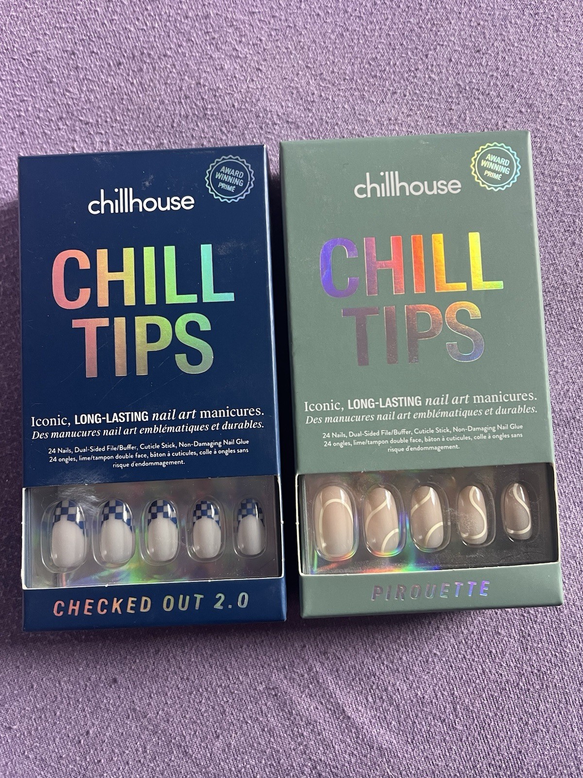Chillhouse Chill Tips Press-On Nail Kit Set Of 2 – Short Oval