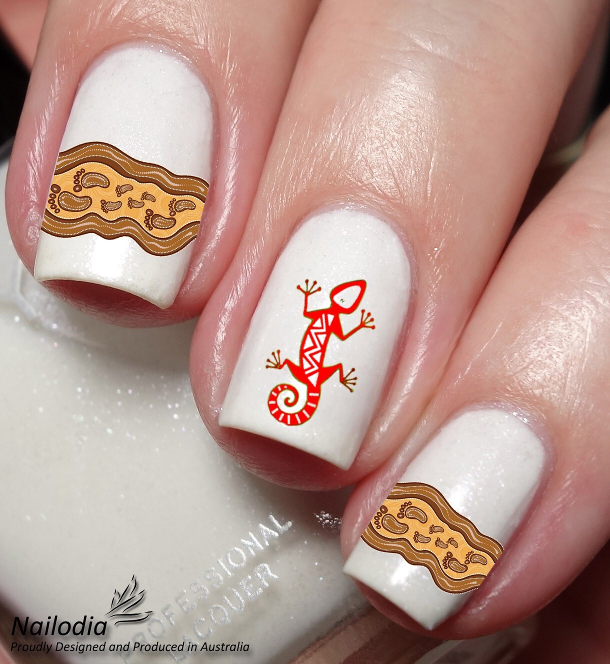 Aboriginal Australia Paint Nail Art Decal Sticker Water Transfer Slider