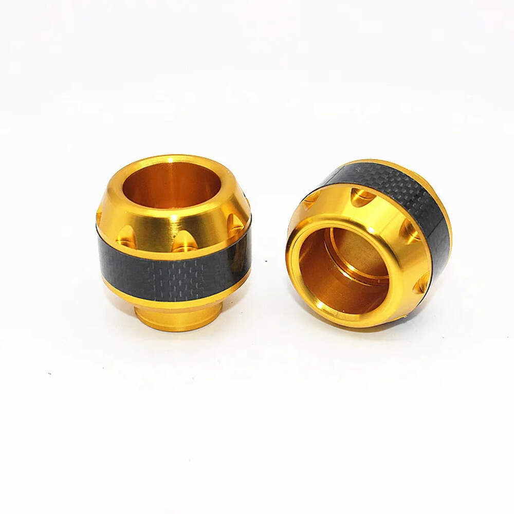 2Pcs Motorcycle Aluminum Wheel Protection Crash Pads Colorful Crash Scooter Fram