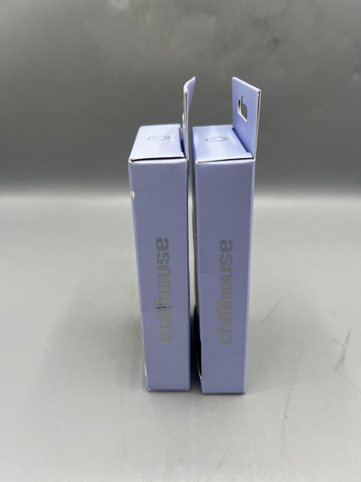Lot Of 2 Chillhouse Chill Tips Nail Art Press On AI Supernova White & Purple NEW