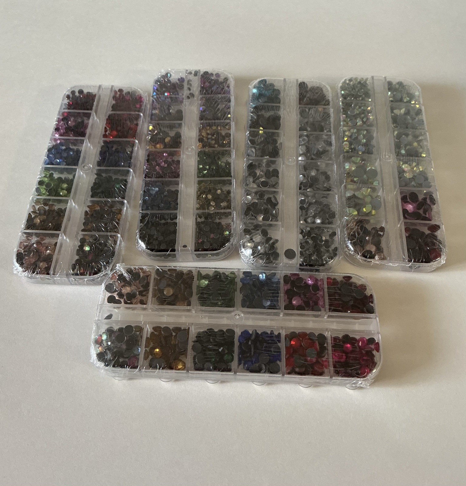 Diamond Charms Nails Arts Rhinestones New Sealed 5 Packs Nail Art Decorations