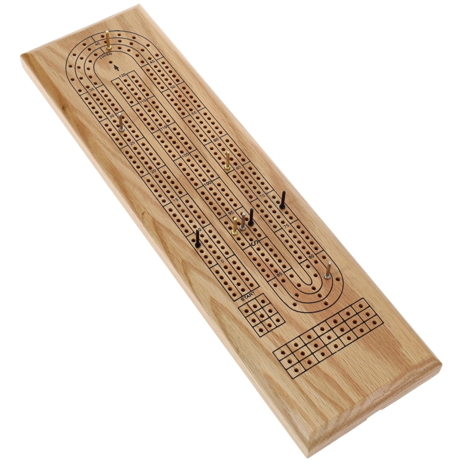 WE Games Classic 16 inches (L) x 4.5 (W) x 0.5 (H), Natural Oak