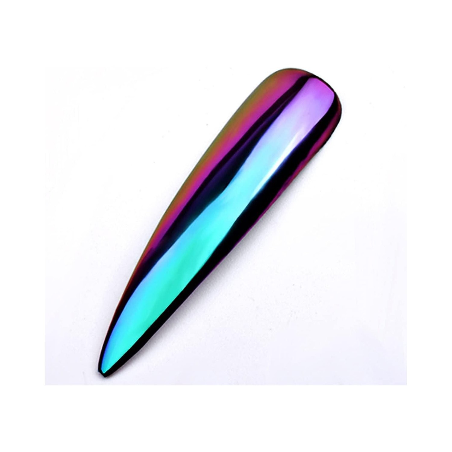 4pcs Metallic Nail Powder Set for Gel Nails with Holographic Glitter Effect