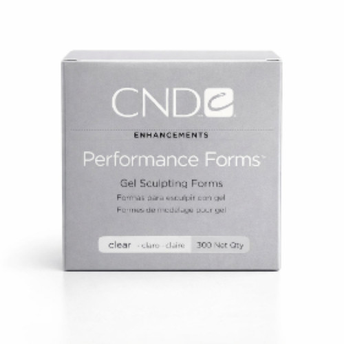 CND Performance Forms Clear Gel Sculpting Nail Extensions – 300 count Roll NEW