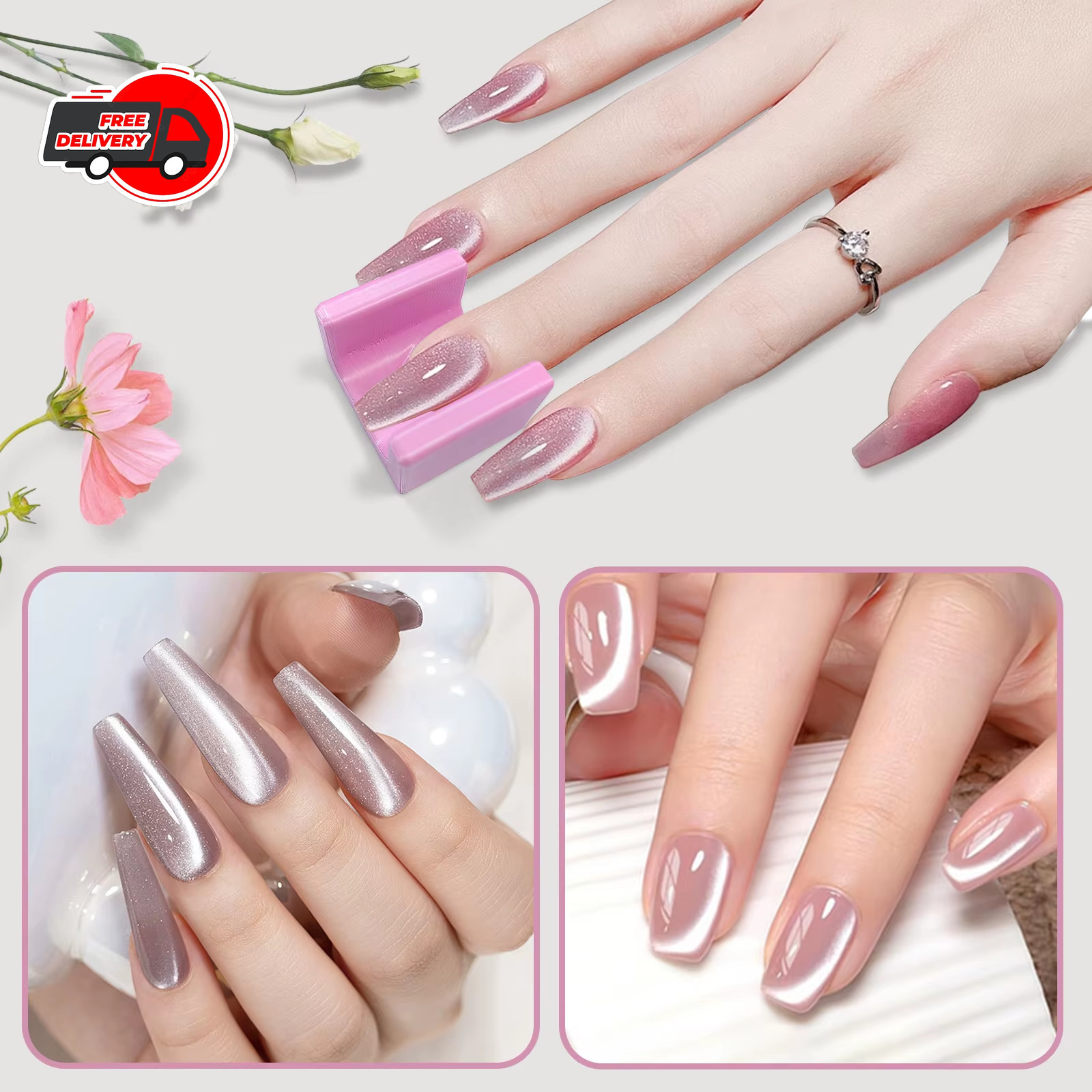 Cat Eye Magnet Tool Nail Art 5D Gel Effect Velvet Stick DIY Manicure Salon Tool