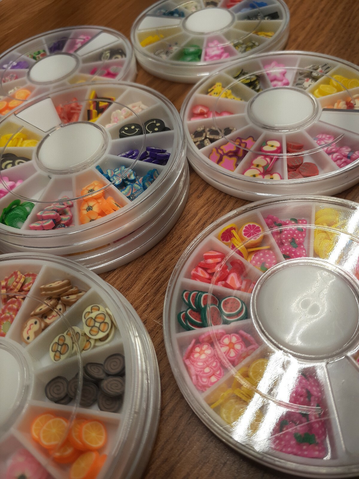 Polymer Clay Nail Art Decorations sticker Wholesale 8 box 120pc/box mixed design