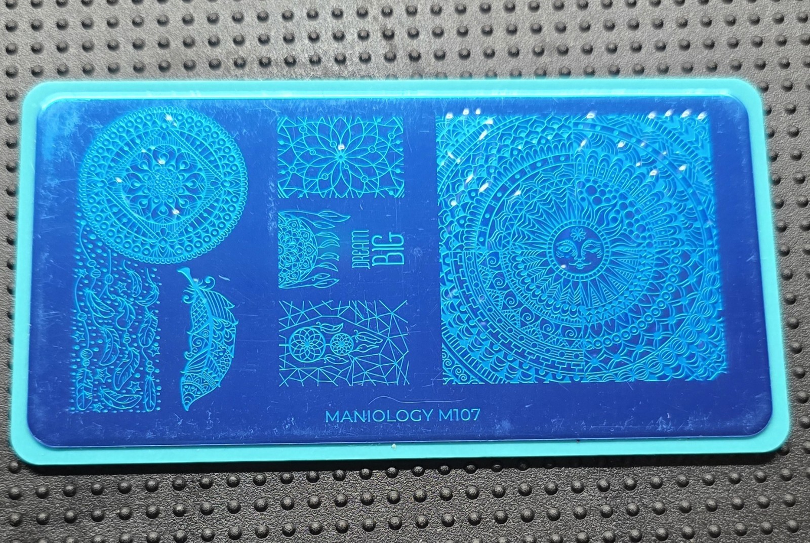 Maniology M107 Bundle Monster Festive Collection Pattern Nail Stamp plate HTF