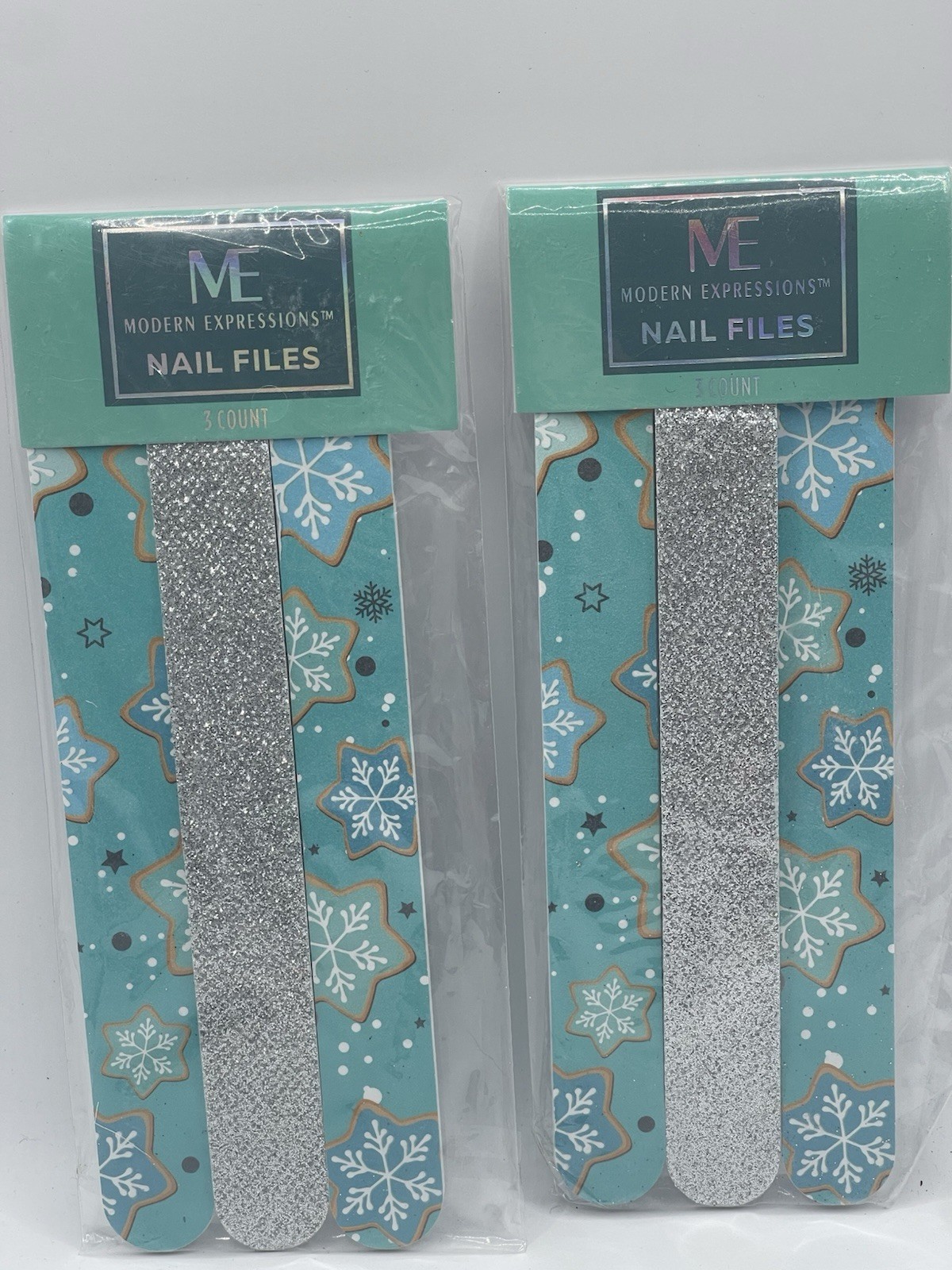 Modern Expressions Holiday Nails Files , Set of 2