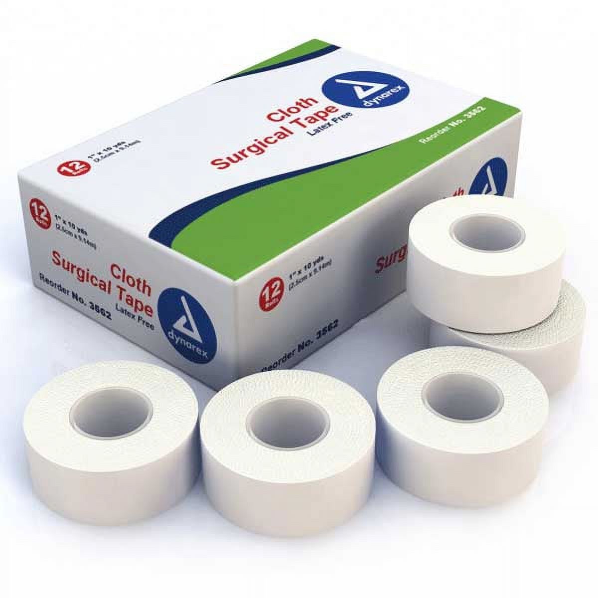 Dynarex 3563 Cloth Surgical Tape 12 Count