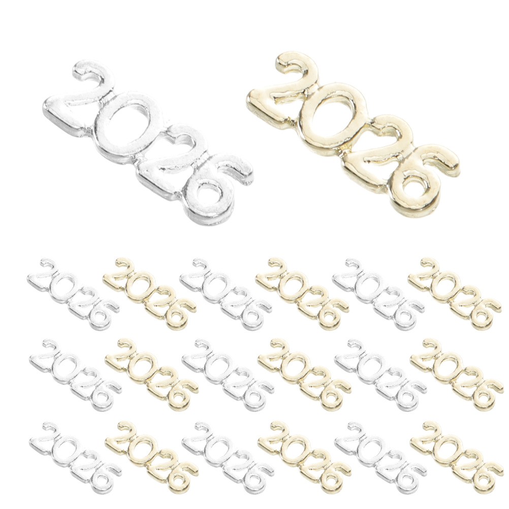 100 Pcs 2026 Manicure Metal Nail Charms Fingernail Embellishments